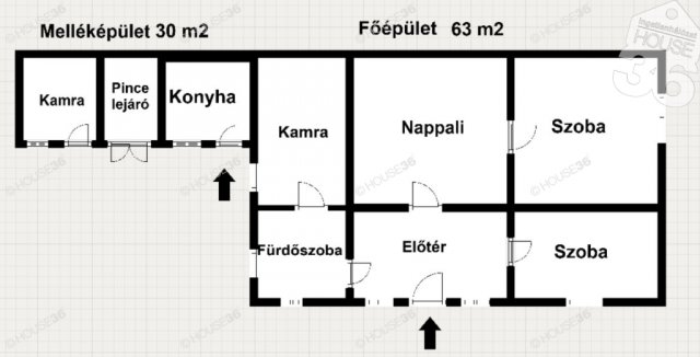 Eladó családi ház, Tiszaalpáron 16.9 M Ft, 3 szobás