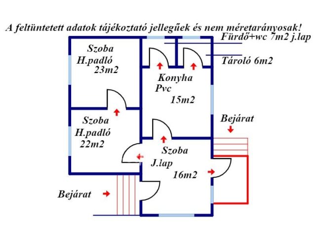 Eladó családi ház, Szügyön 15.9 M Ft, 3 szobás