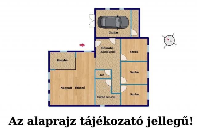 Eladó családi ház, Dányon 54.9 M Ft, 4 szobás