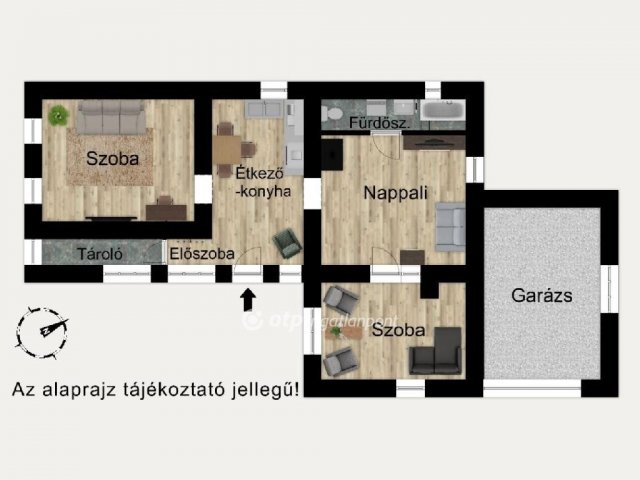 Eladó családi ház, Nyírábrányon 27.5 M Ft, 2 szobás