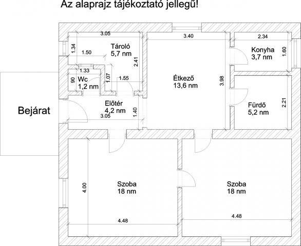 Eladó családi ház, Dunaharasztin 53 M Ft, 3 szobás