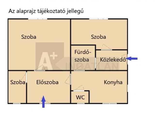 Eladó családi ház, Kisteleken 24.9 M Ft, 3 szobás