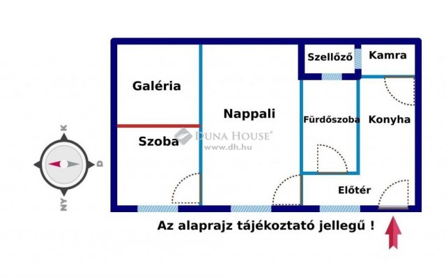 Eladó téglalakás, Budapesten, V. kerületben 78 M Ft, 2 szobás