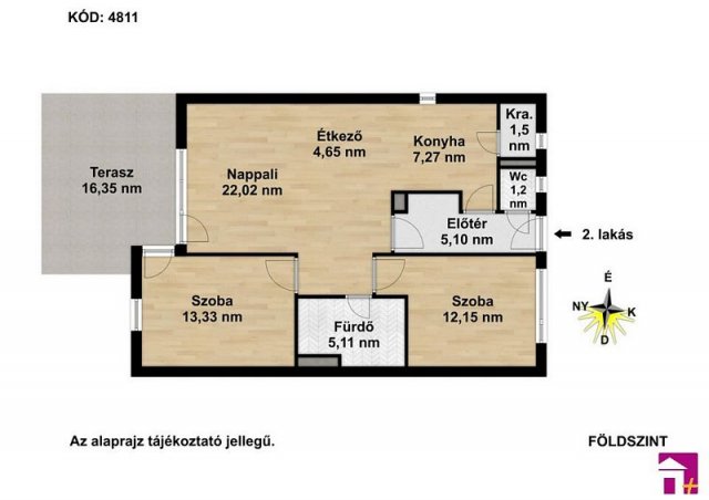 Eladó téglalakás, Érden 95 M Ft, 3 szobás