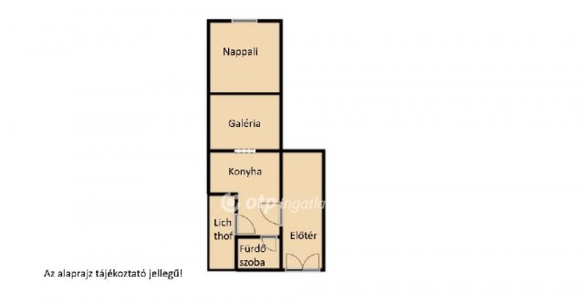 Eladó téglalakás, Budapesten, VI. kerületben 41.9 M Ft, 1 szobás