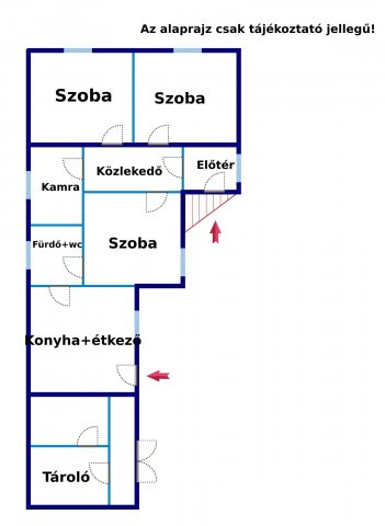 Eladó családi ház, Tápiógyörgyén 25 M Ft, 3 szobás