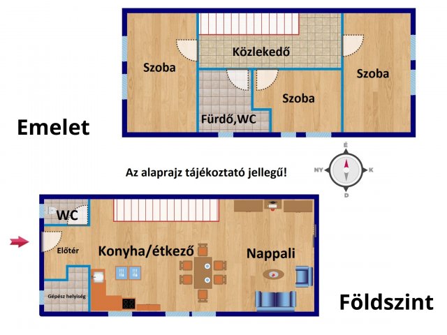 Eladó ikerház, Veszprémben 87.7 M Ft, 4 szobás