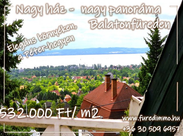 Eladó családi ház, Balatonfüreden 210 M Ft, 11 szobás