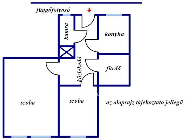 Eladó téglalakás, Szegeden 38 M Ft, 2 szobás
