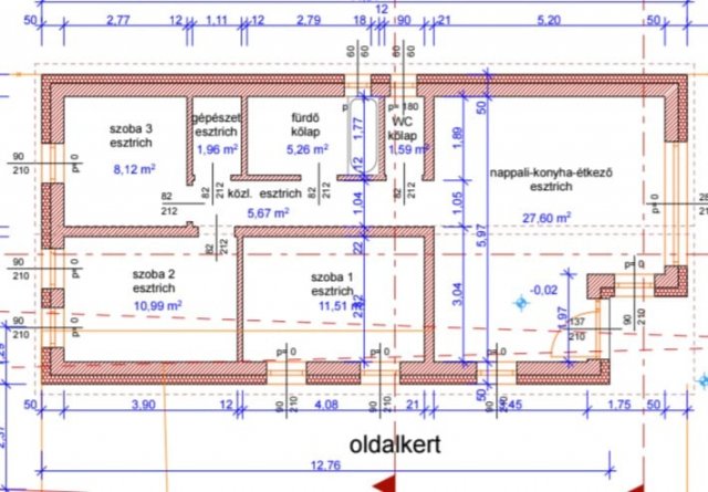 Eladó családi ház, Gyálon 75 M Ft, 4 szobás