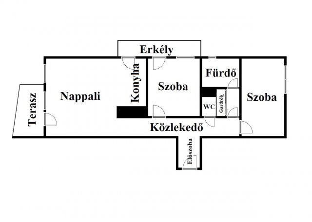 Eladó téglalakás, Miskolcon 64.9 M Ft, 3 szobás