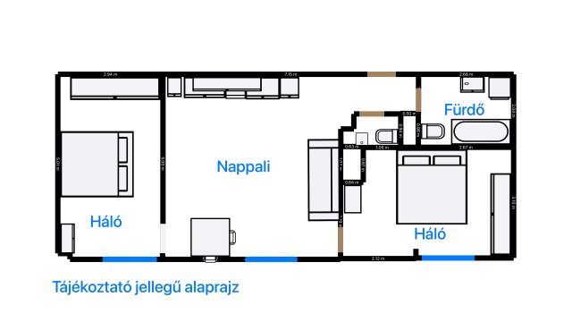 Kiadó téglalakás, albérlet, Budapesten, V. kerületben, 3 szobás