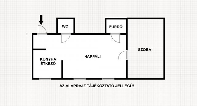 Eladó téglalakás, Budapesten, X. kerületben 39.9 M Ft, 2 szobás