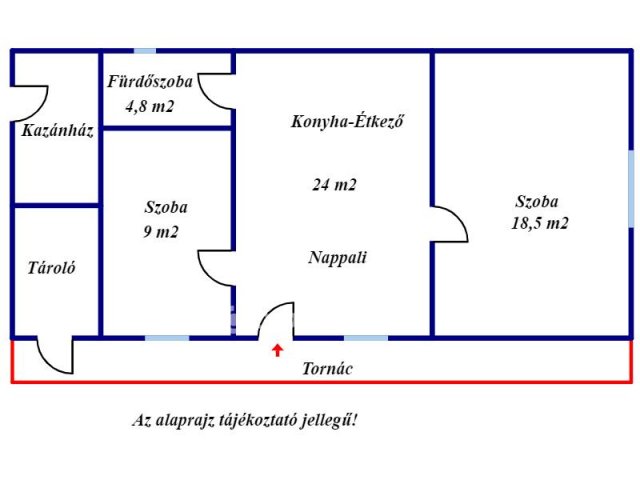 Eladó családi ház, Boldván 11.5 M Ft, 2 szobás