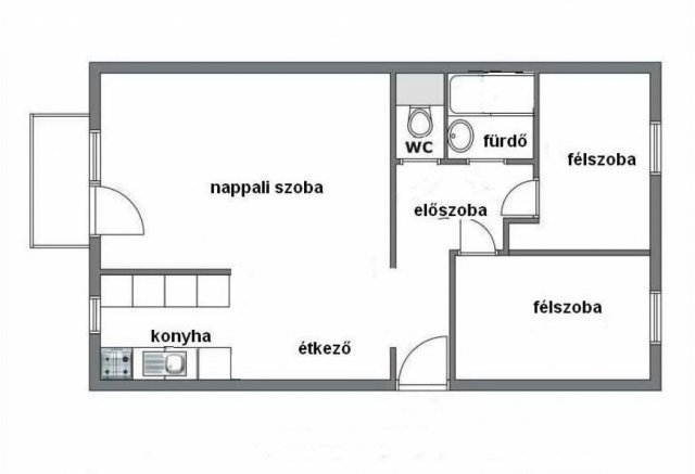 Eladó téglalakás, Budapesten, XIX. kerületben 49.5 M Ft