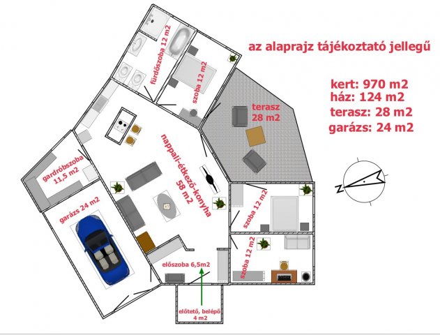 Eladó családi ház, Szigetszentmiklóson 124 M Ft, 5 szobás