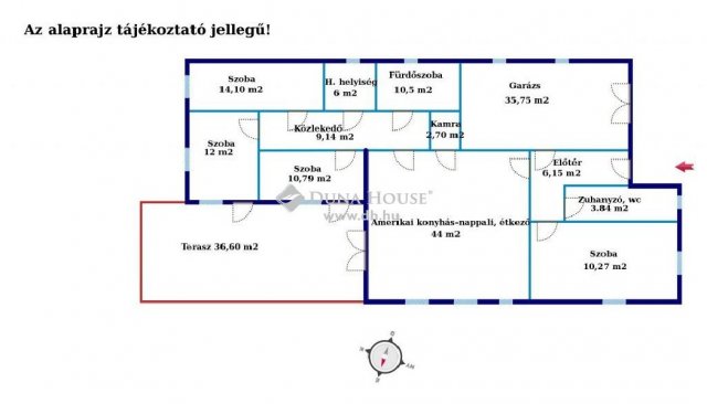 Eladó családi ház, Dunakeszin, Rákóczi úton 155 M Ft, 5 szobás