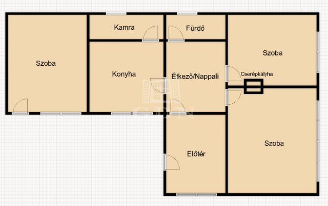 Eladó családi ház, Alibánfán 16.9 M Ft, 3 szobás
