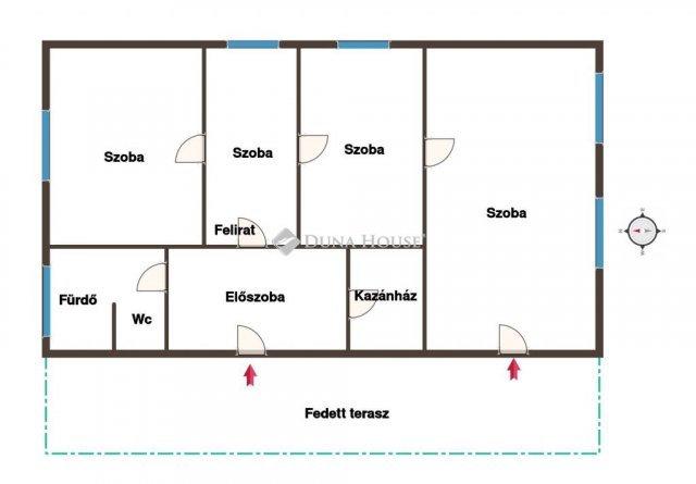 Eladó családi ház, Tiszasason 19.9 M Ft, 4 szobás