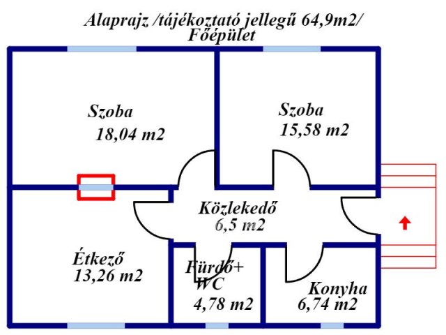 Eladó családi ház, Nyíradonyban 29.5 M Ft, 2 szobás