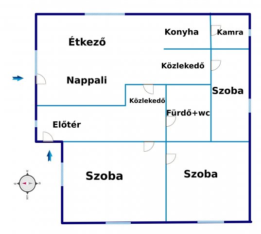 Eladó családi ház, Rácalmáson 64 M Ft, 4 szobás