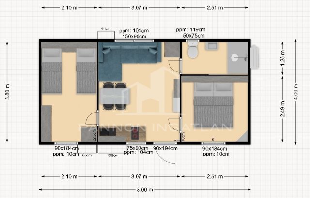 Eladó családi ház, Ajkán 16.28 M Ft, 2 szobás