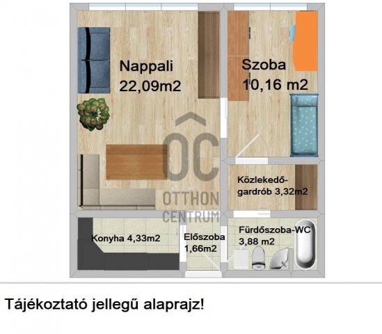 Eladó panellakás, Budapesten, XIV. kerületben 53.9 M Ft, 2 szobás