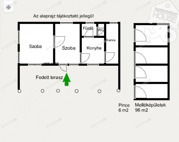 Eladó családi ház, Nagykőrösön 14.99 M Ft, 2 szobás