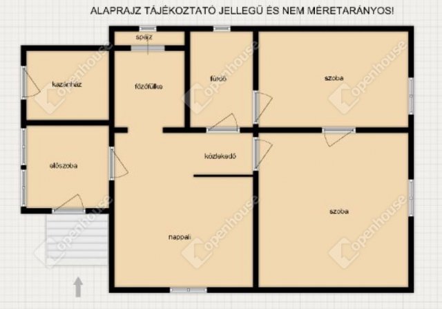 Eladó családi ház, Komáromban 44.4 M Ft, 3 szobás