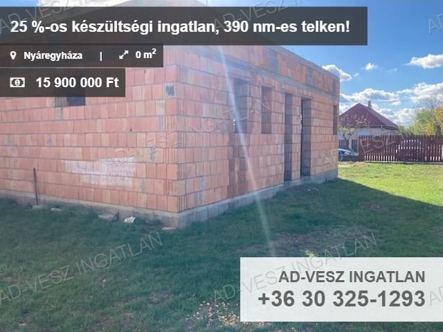 Eladó telek, Nyáregyházán 15.9 M Ft / költözzbe.hu