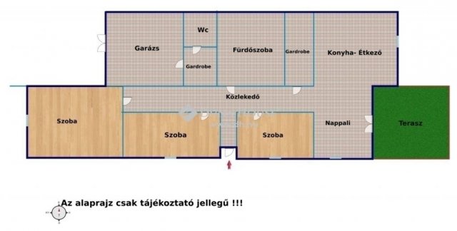 Eladó ikerház, Nagytarcsán 130.7 M Ft, 4 szobás