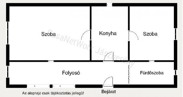 Eladó családi ház, Kisújszálláson 21.9 M Ft, 2 szobás