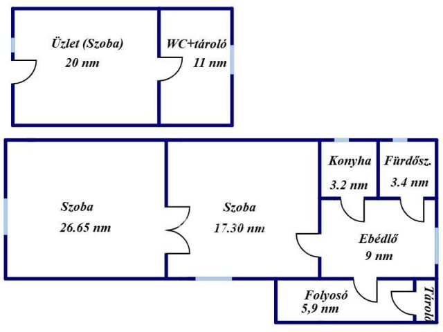 Eladó családi ház, Biharkeresztesen 28 M Ft, 3 szobás