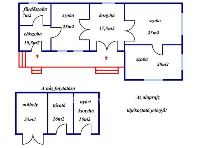 Eladó családi ház, Detken 15 M Ft, 3 szobás