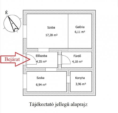 Eladó téglalakás, Budapesten, VI. kerületben 68.5 M Ft