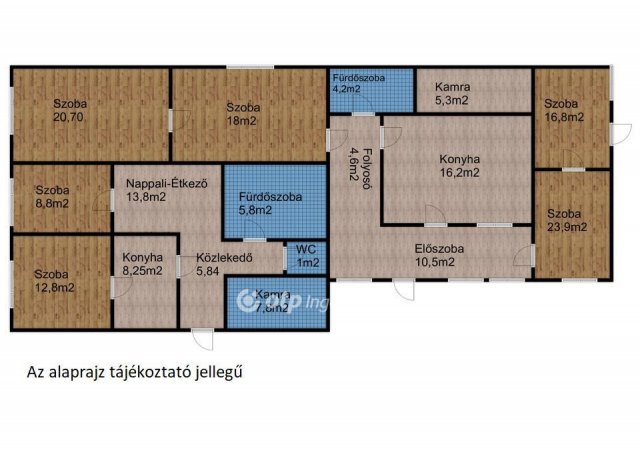 Eladó családi ház, Baktalórántházán 29.9 M Ft, 6 szobás