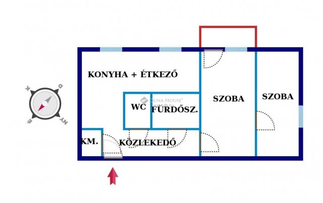 Eladó téglalakás, Kecskeméten 23.5 M Ft, 2 szobás