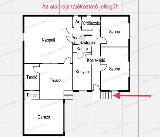 Eladó családi ház, Bácsalmáson 18 M Ft, 4 szobás