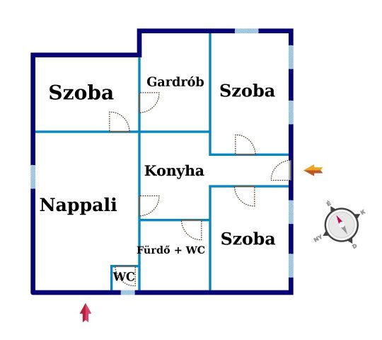 Eladó családi ház, Kiskunfélegyházán 37.5 M Ft, 4 szobás
