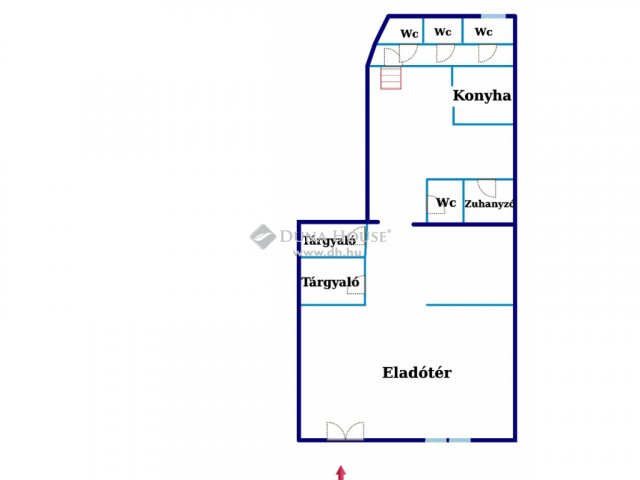 Eladó üzlethelyiség, Budapesten, VI. kerületben 89 M Ft