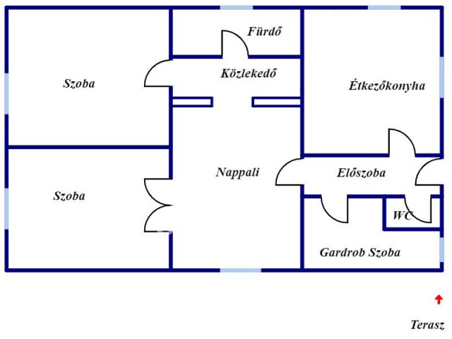 Eladó családi ház, Jászladányon 9.8 M Ft, 3 szobás