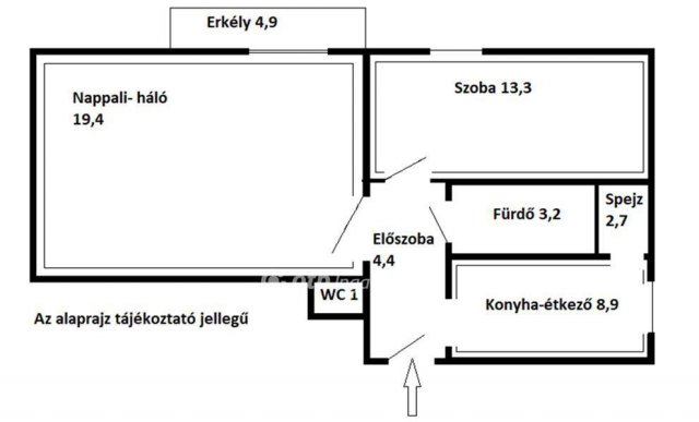 Eladó téglalakás, Budapesten, XXI. kerületben 36.4 M Ft