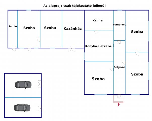 Eladó családi ház, Cegléden 41 M Ft, 5 szobás