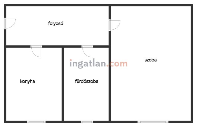 Eladó panellakás, Bátonyterenyén 9.5 M Ft, 1 szobás