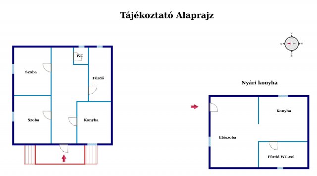 Eladó családi ház, Táborfalván 35 M Ft, 2 szobás