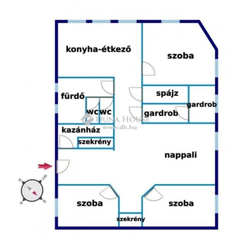 Eladó téglalakás, Kecskeméten 42 M Ft, 4 szobás