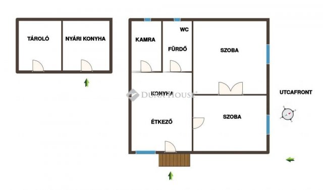 Eladó családi ház, Kunszentmiklóson 29.9 M Ft, 2 szobás