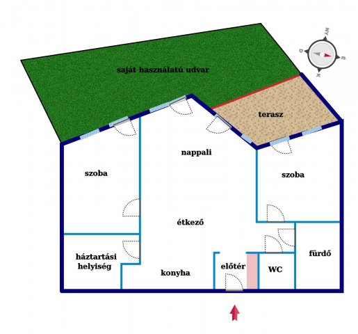 Eladó téglalakás, Zalaegerszegen 73.3 M Ft, 3 szobás