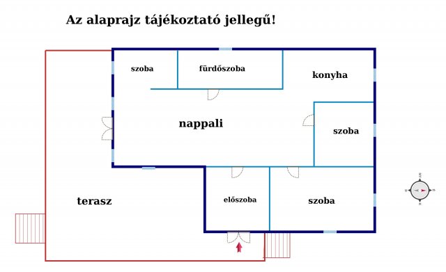 Eladó családi ház, Úrin 54.9 M Ft, 2+2 szobás