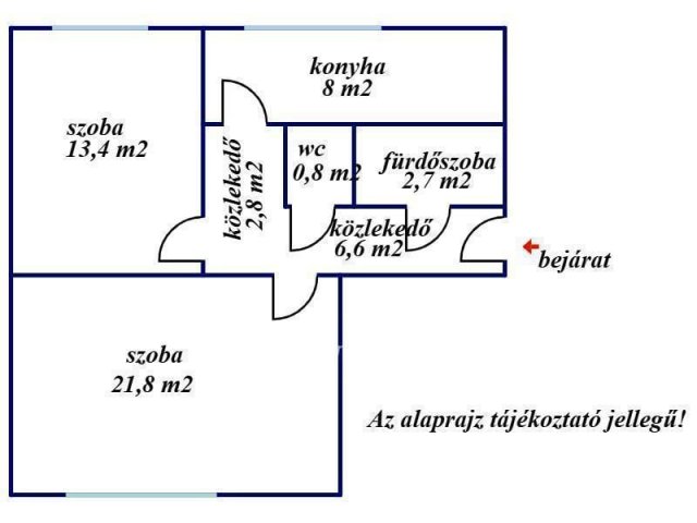 Eladó panellakás, Kecskeméten 38.9 M Ft, 2 szobás